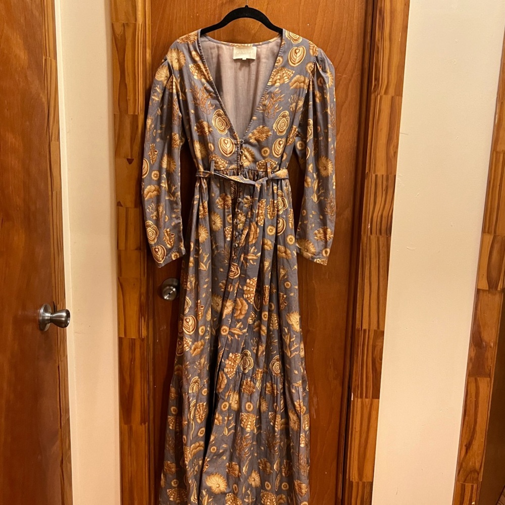 Carolina K maxi wrap dress